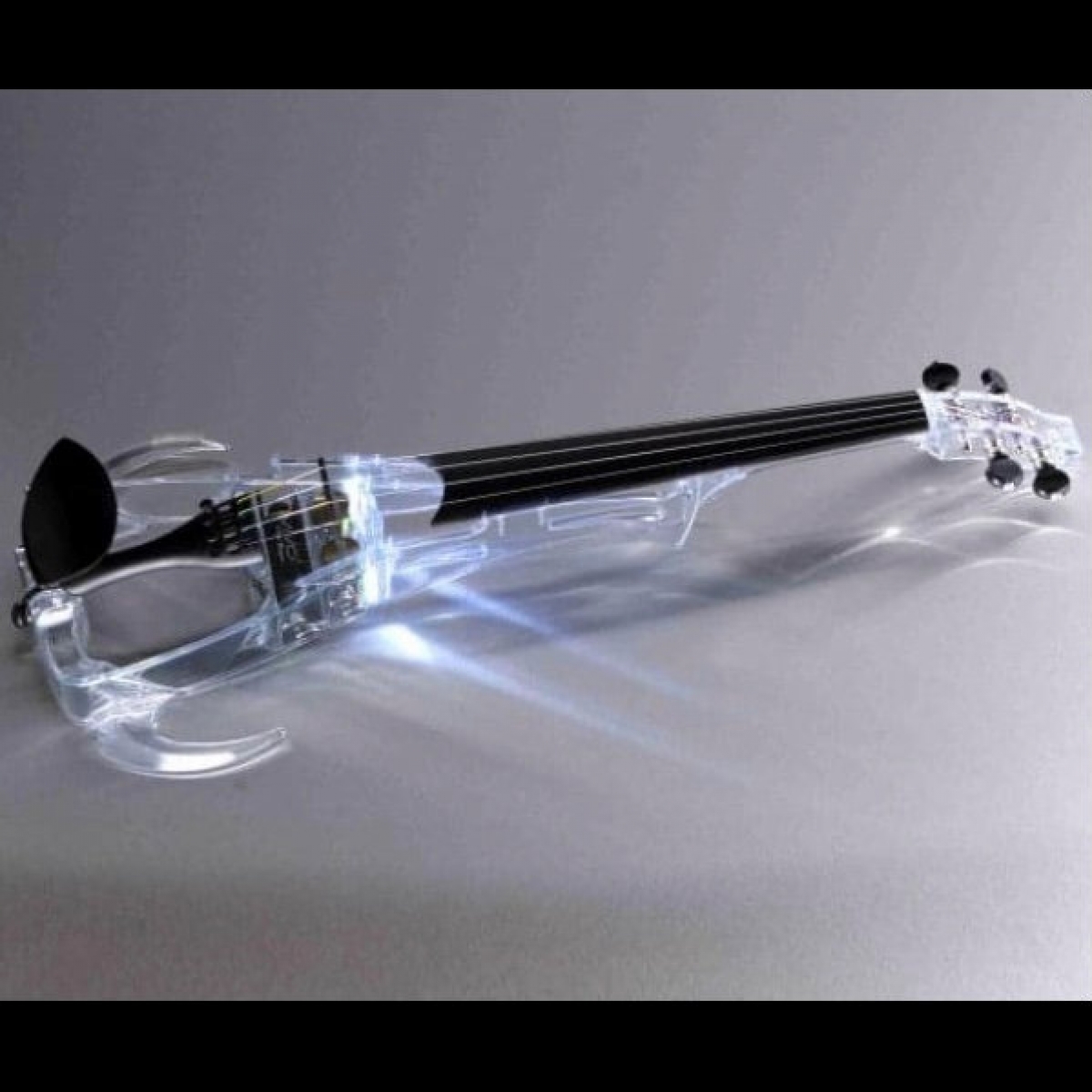 Clear clearance electric violin