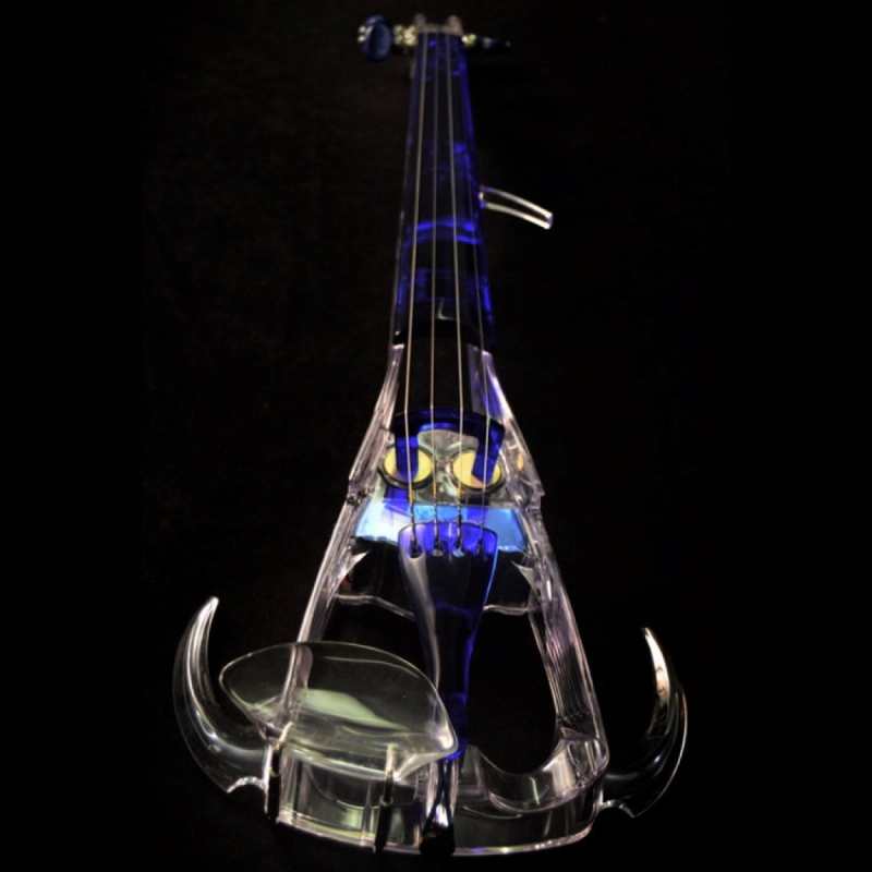 Ted Brewer Vivo 2 Blue 5-String Electric Violin - Image 3