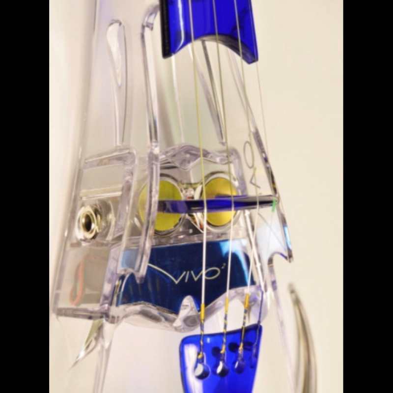 Ted Brewer Vivo 2 Blue 5-String Electric Violin - Image 4