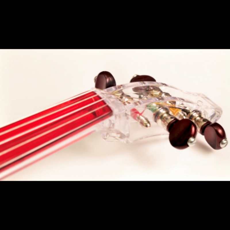 Ted Brewer Vivo 2 Red 5-String Electric Violin - Image 2