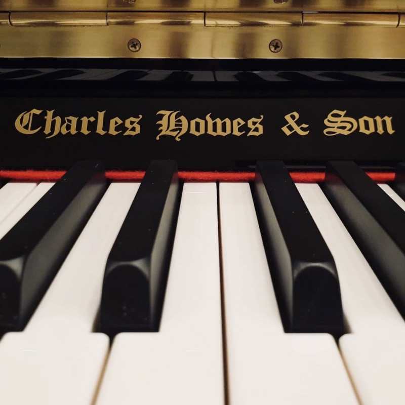 Charles Howes & Son Coniston Upright Piano in Polished Black - Image 2
