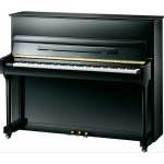 Charles Howes & Son Coniston Upright Piano in Polished Black