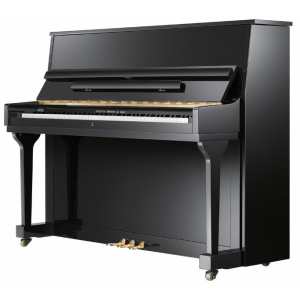 Charles Howes & Son Derwent Upright Piano in Polished Black