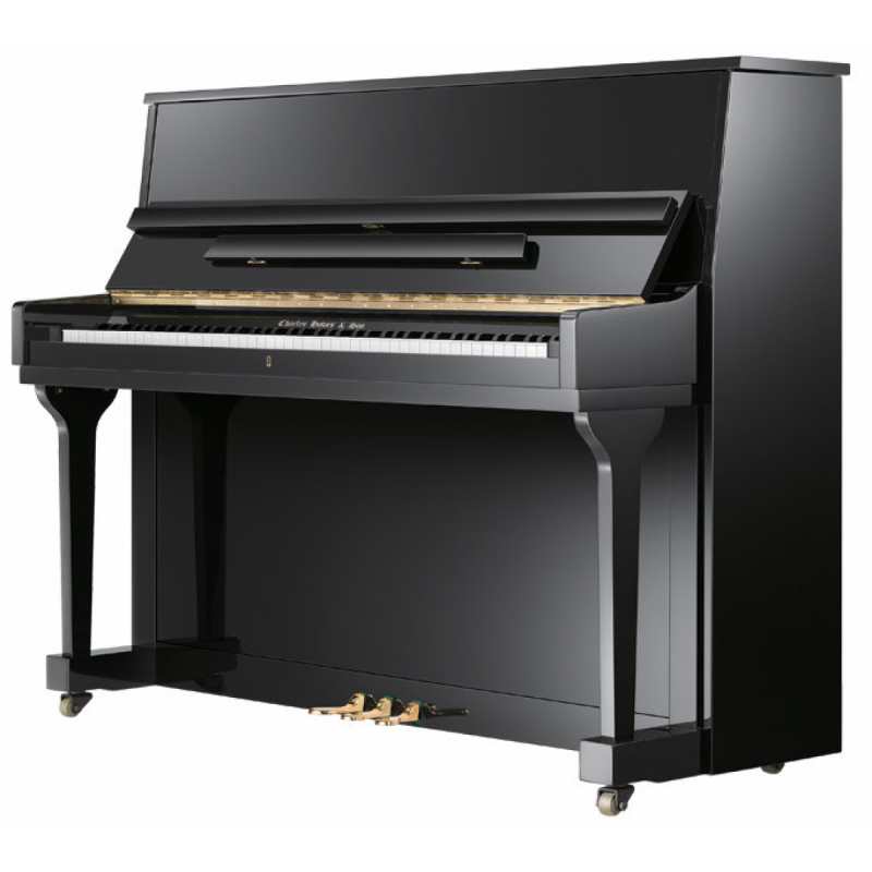 Charles Howes & Son Derwent Upright Piano in Polished Black