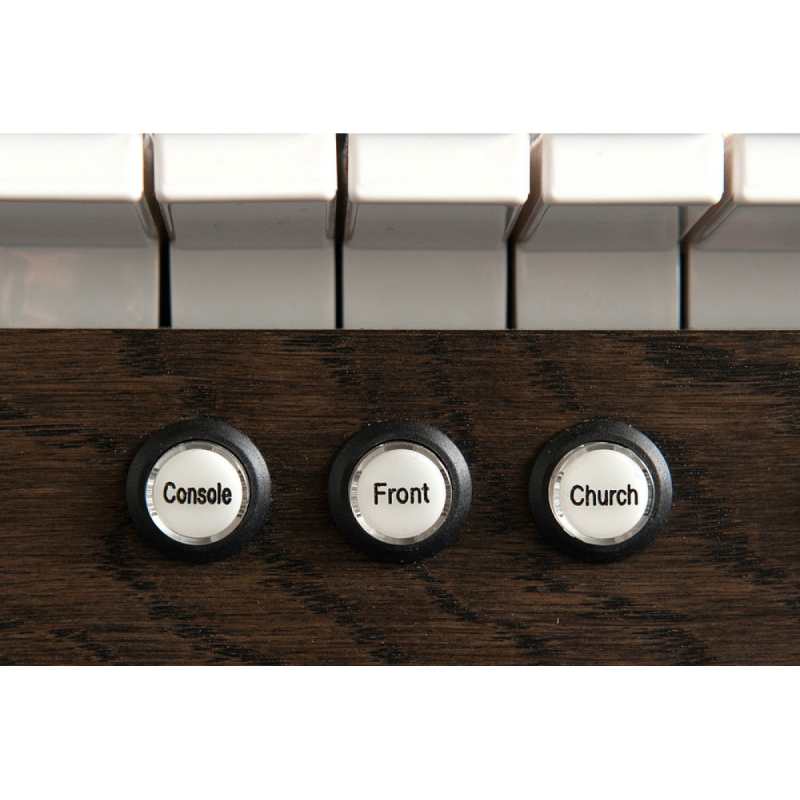 Content Clavis 125R Single Manual Digital Classical Organ in Solid Light Oak with Roll Top and Stool - Image 3