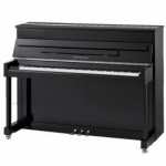 Collard & Collard U110 Small Compact Upright Piano in Black Polyester