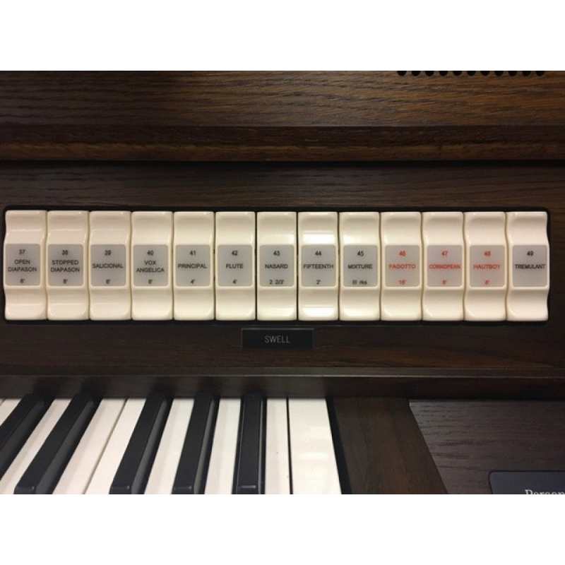 Content Celeste 340R Custom UK Spec 3-Manual Organ in Antique Mahogany (32RC) - Image 5