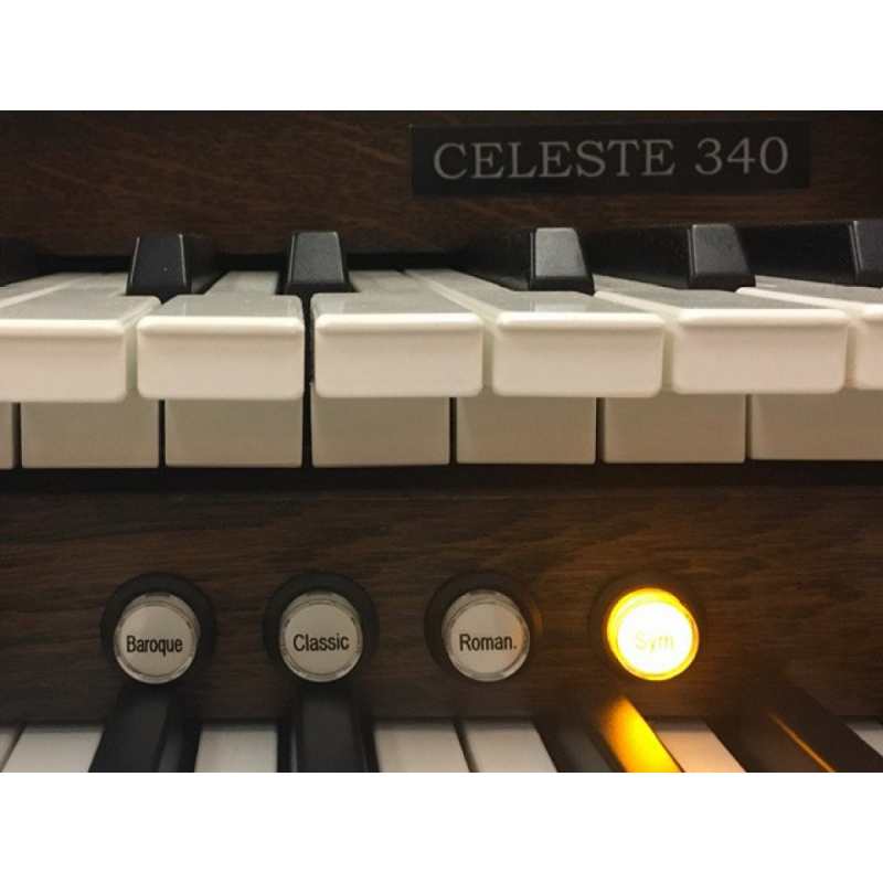 Content Celeste 340R Custom UK Spec 3-Manual Organ in Antique Mahogany (32RC) - Image 10