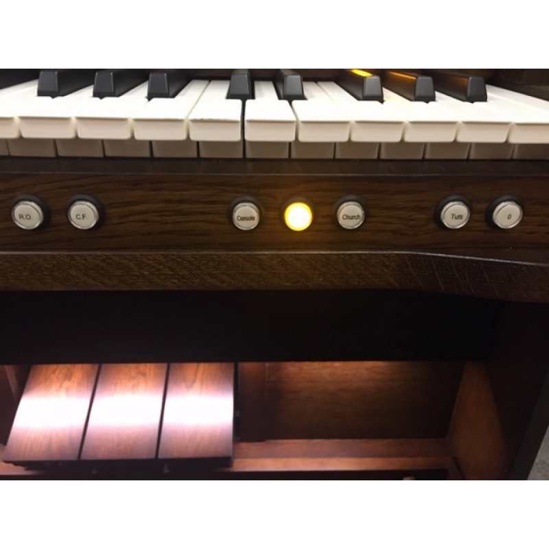 Content Celeste 340R Custom UK Spec 3-Manual Organ in Antique Mahogany (32RC) - Image 8