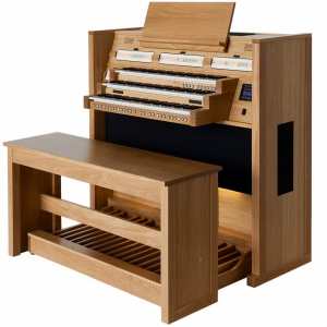Content Cantate 346 Organ, 30 Radiating Concave Pedalboard & Bench