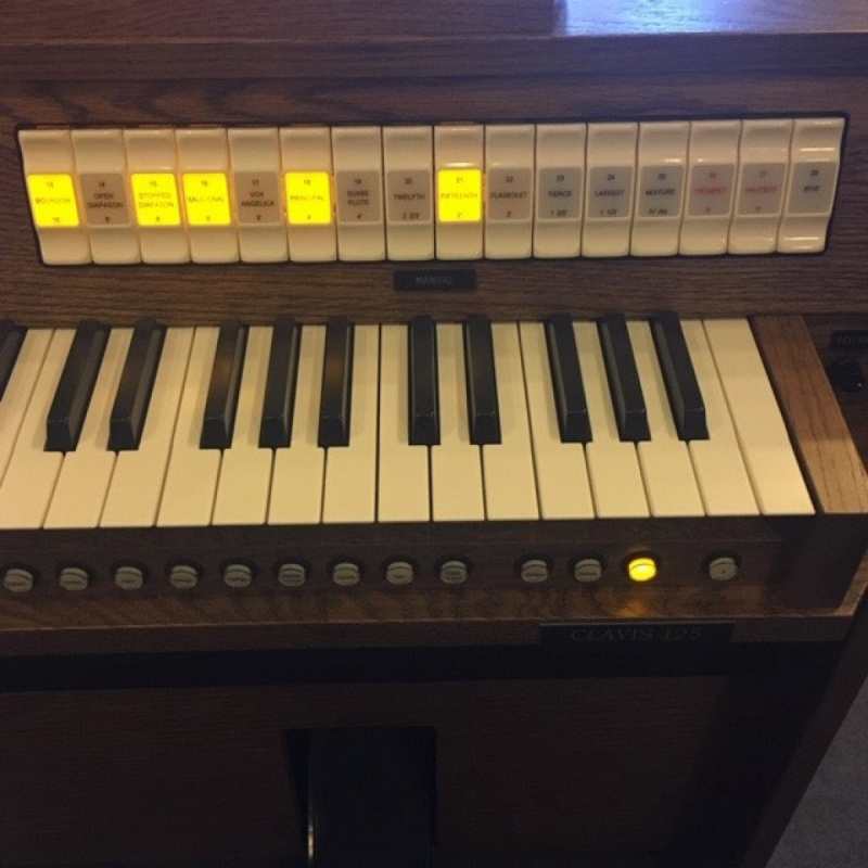 Content Clavis 125 Single Manual Digital Classical Organ in Solid Dark Oak with Stool [UK Specification] - EX DEMO - Image 5