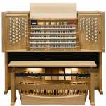 Content Concerto 576 5-Manual Organ with 32-note Radiating Concave Pedalboard & Adjustable Bench