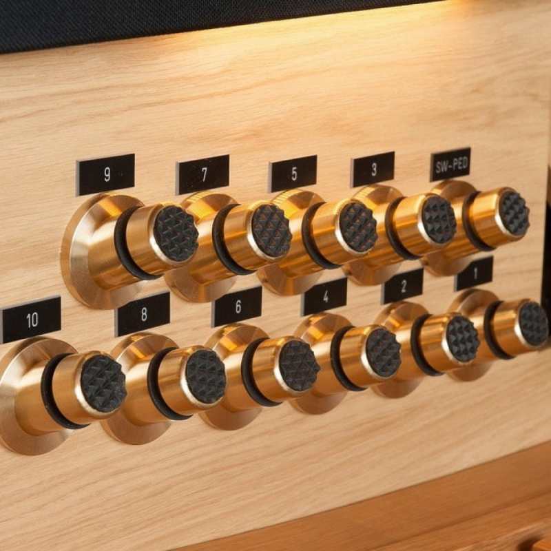 Content Concerto 576 5-Manual Organ with 32-note Radiating Concave Pedalboard & Adjustable Bench - Image 2