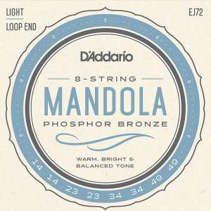 D'Addario EJ72 Mandola Strings (Light Tension, Loop End)
