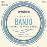 D'Addario EJ60 Banjo Strings (Light Tension, Loop End)