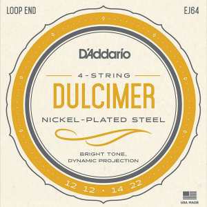 D'Addario EJ64 Dulcimer Strings (4 String, Loop End)