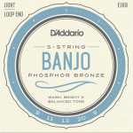 D'Addario EJ69 Banjo Strings (Light Tension, Loop End)