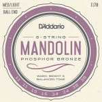D'Addario EJ70 Mandolin Strings (Med/Light Tension, Ball End)