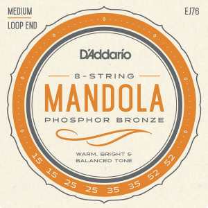 D'Addario EJ76 Mandola Strings (Medium Tension, Loop End)