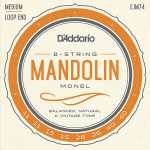 D'Addario EJM74 Mandolin Strings (Medium Tension, Loop End)