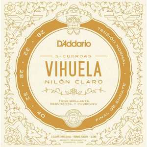 D'Addario MV10N Vihuela Strings (5 String, Normal Tension Set)