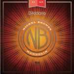 D'Addario NBM1140 Nickel Bronze Mandolin Strings (Medium Tension, Loop End)