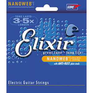 3 Sets of Elixir 12027 Nickel-Plated Electric Guitar Strings 9-46