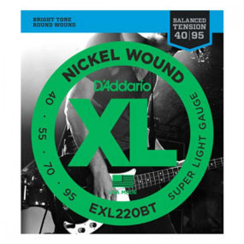 2 Sets of D'Addario EXL220BT Long Scale Bass Strings 40-95