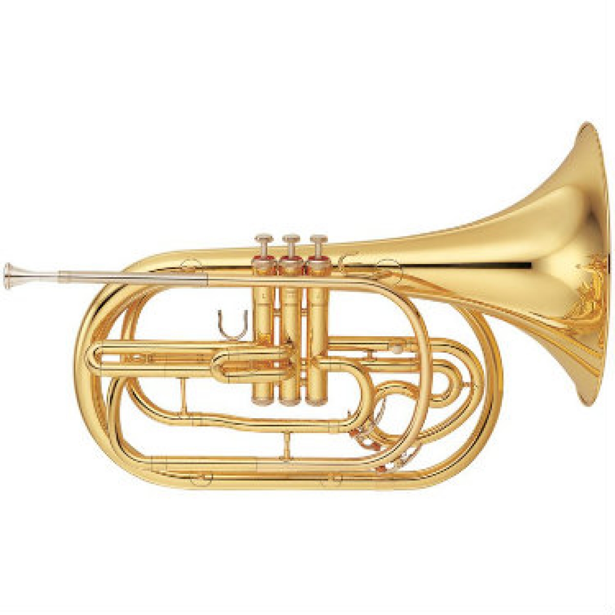 Yamaha Marching Bb Mellophone French Horn 302M with Case