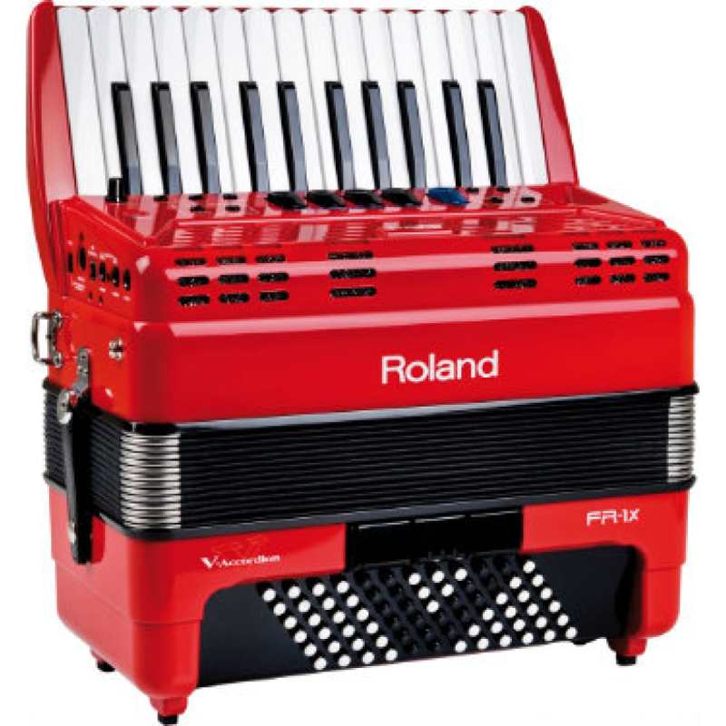 Roland FR1X Digital Piano V-Accordion in Red (FR-1X) - Image 2