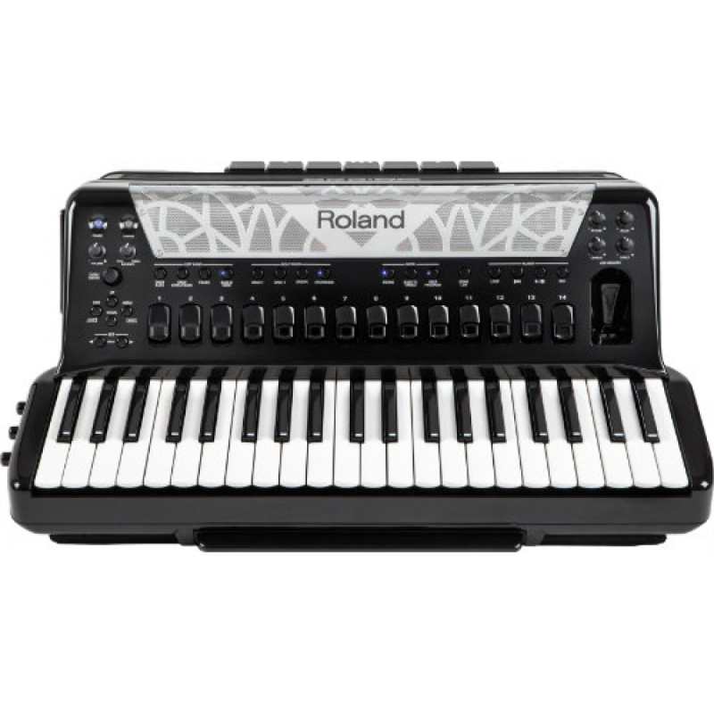 Roland FR8X Piano V-Accordion in Black (FR-8X) 120 Bass - Image 2