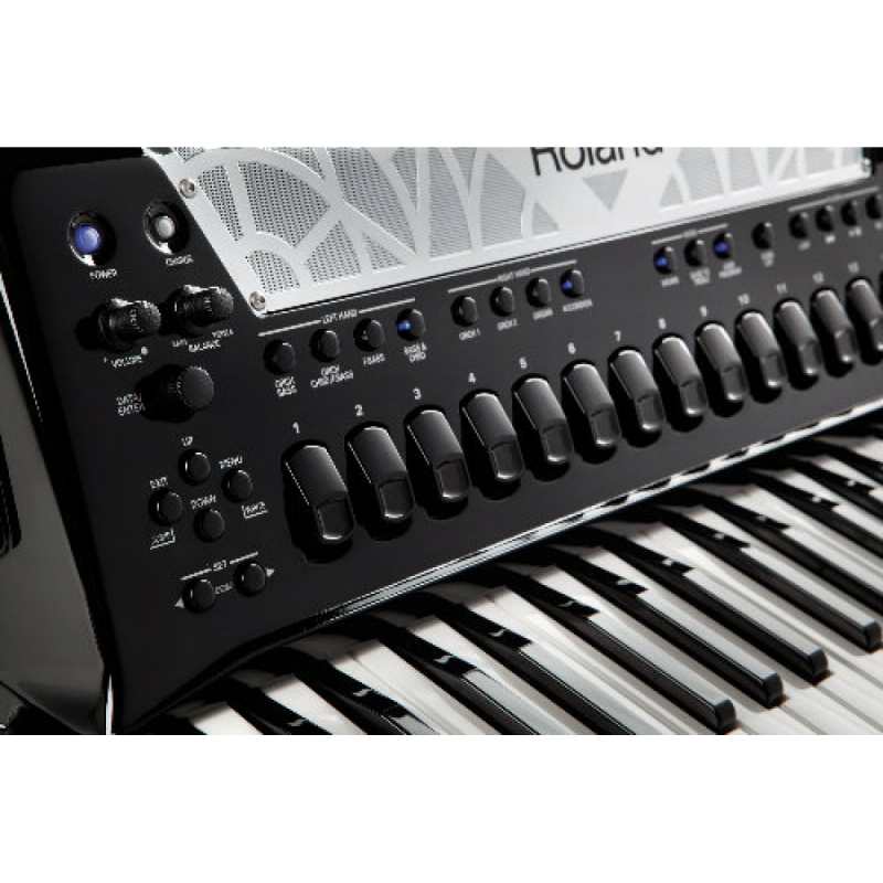 Roland FR8X Piano V-Accordion in Black (FR-8X) 120 Bass - Image 5