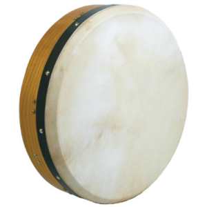 Glenluce 16" Kilkee Tuneable Bodhran in Natural Stain with Beater (16016)