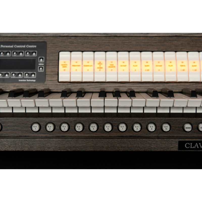 Content Clavis 125R Single Manual Digital Classical Organ in Solid Light Oak with Roll Top and Stool - Image 2