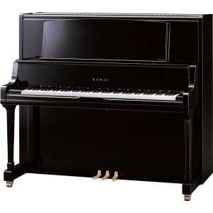 Kawai K800AS Upright Piano in Ebony Polished Black (134cm) Made in Japan