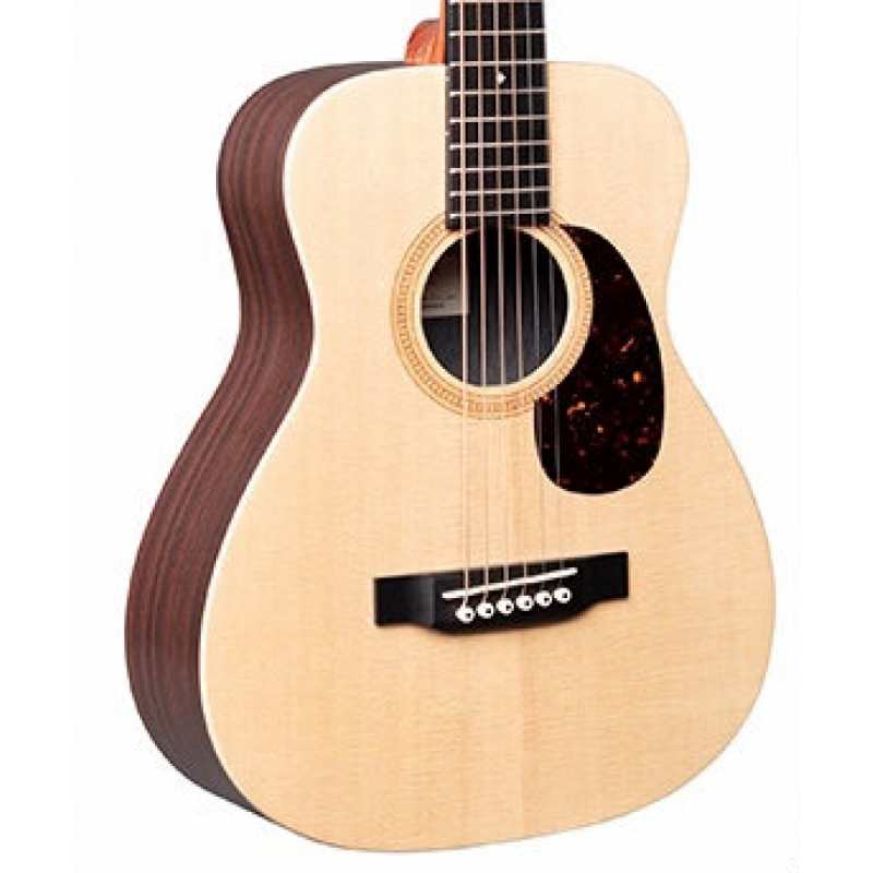Martin LX1RE Rosewood HPL Little Martin Electro Acoustic Travel Guitar with Solid Spruce Top & Gig Bag
