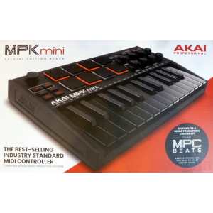 Akai MPK Mini 3 - Compact Keyboard and Pad Controller - BLACK