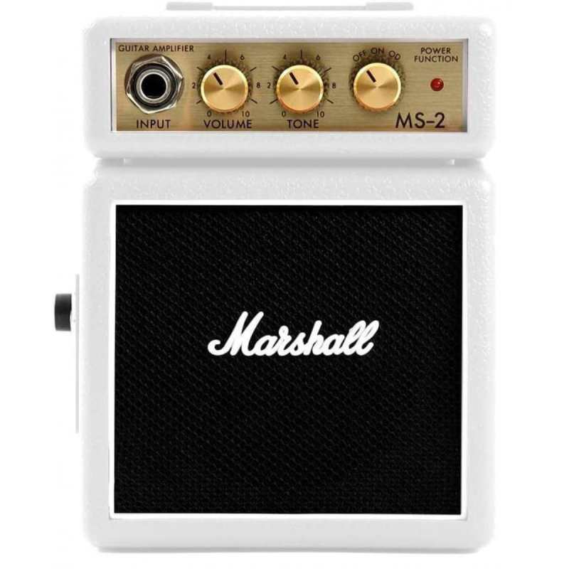 Marshall MS2 Mini Amp in White