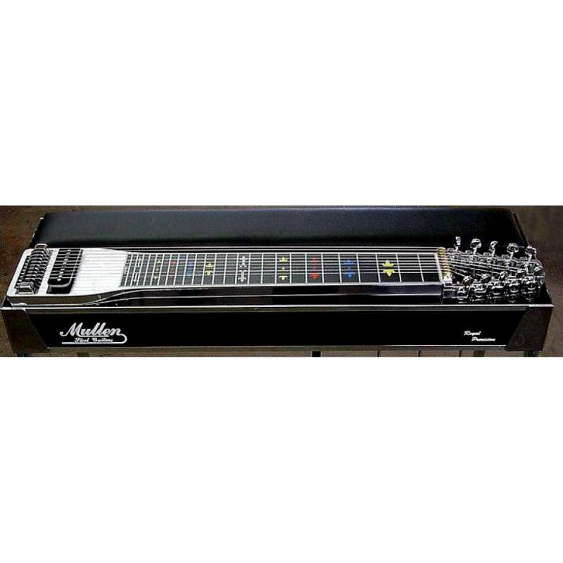 Mullen SD10 Royal Precision Pedal Steel Guitar in Black Finish with Pad & Hardcase (3 pedals, 5 knee levers and Bill Lawrence 705 Pick-up) - Image 5