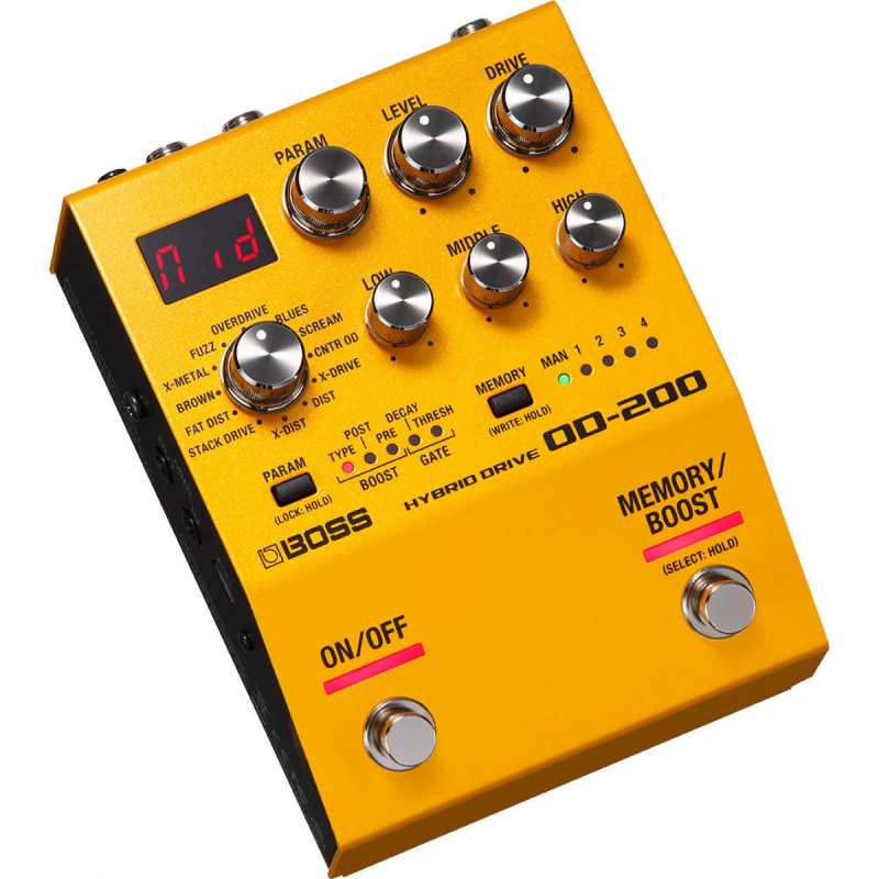 Boss OD-200 Hybrid Drive Overdrive Pedal (OD200) - Image 3