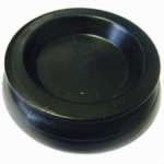 Set of 4 Black Rubber Castor Cups, 45mm Diameter (Piano Accessories PA340)