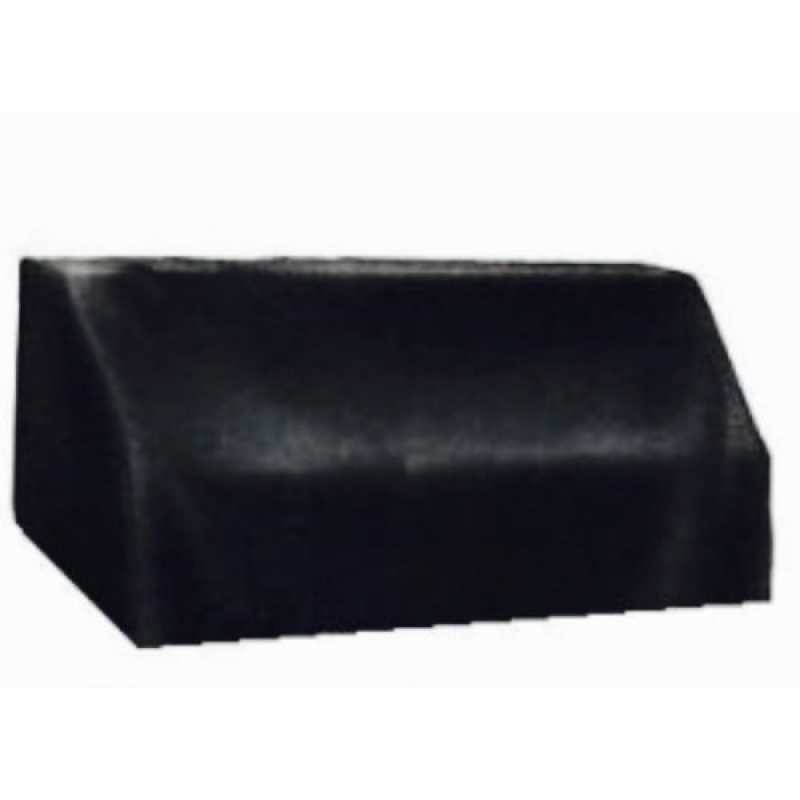 Piano Accessories - Leather Look Short Drop Vinyl Cover in Black (PA266NA)