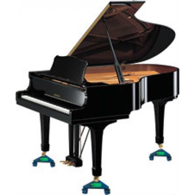 Piano Accessories - Set of 3 Grand Piano Dollies With 17.5mm Opening (PAG820L) - Image 2