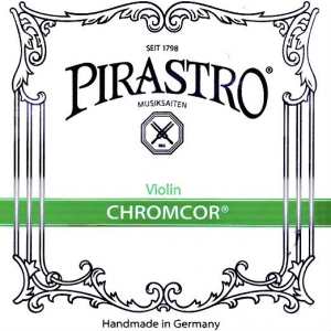 Set - 1/4 Size Pirastro Chromcor Medium Tension Violin Strings (319060 1/4 & 1/8)