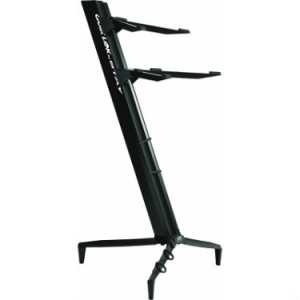 QuikLok Tower Double-tier Keyboard Slant Stand in Black - SL913