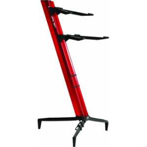 QuikLok Tower Double-tier Keyboard Slant Stand in Red - SL913