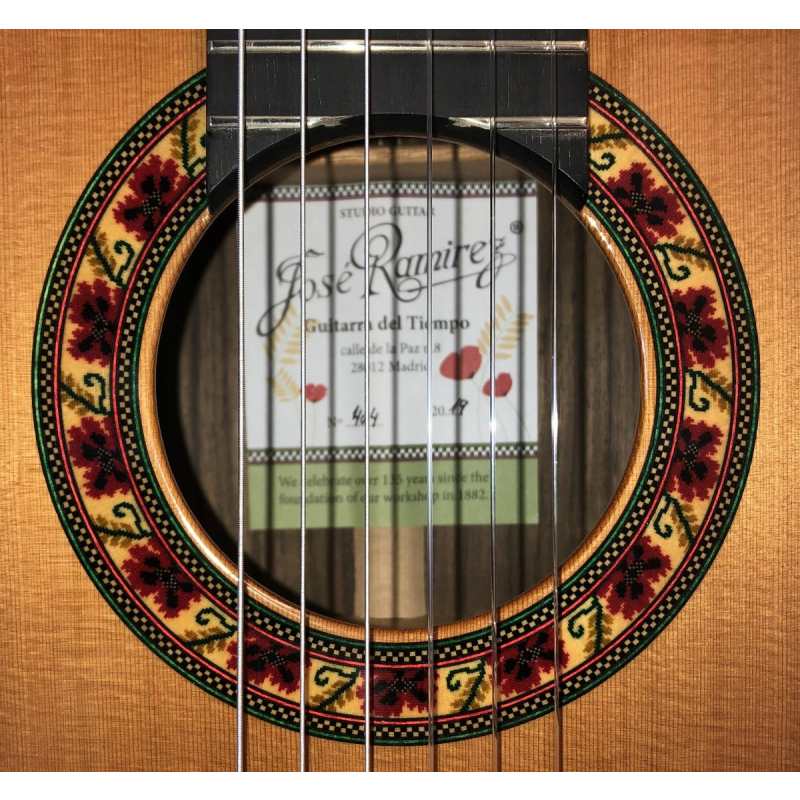 Ramirez 135th Anni Del Tiempo Classical Guitar with Hiscox Hard Case (Cedar Top) - Image 2