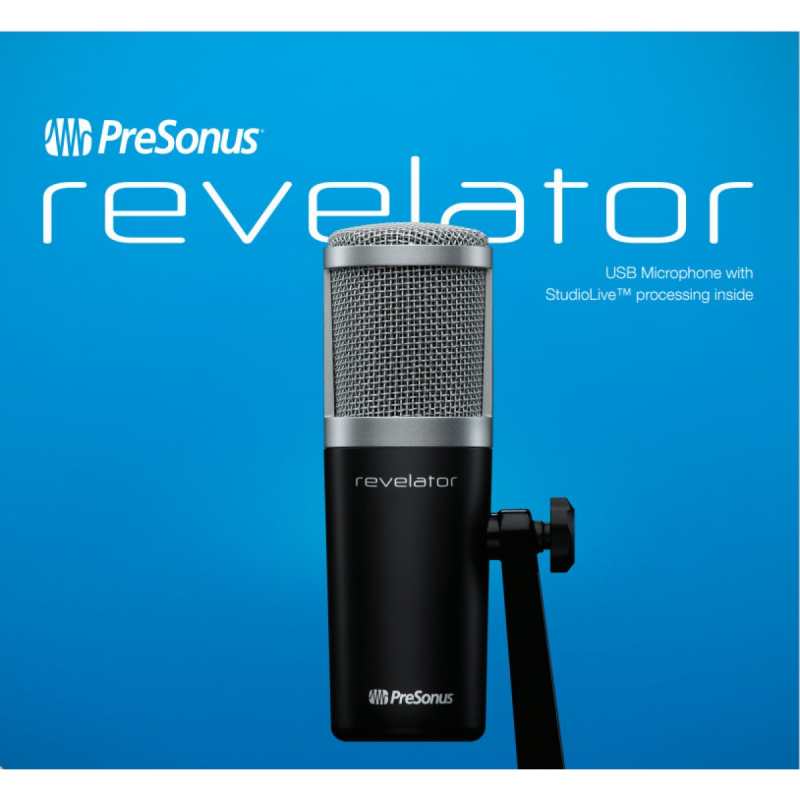 Presonus Revelator USB-C Compatible Microphone with StudioLive voice effects processing