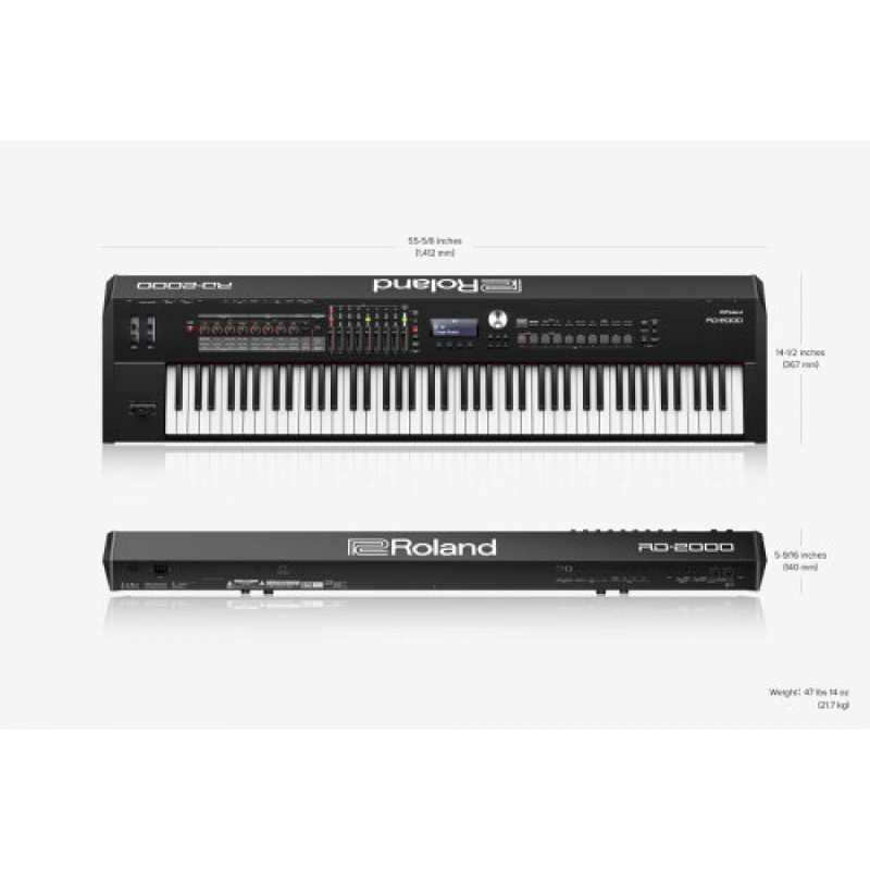 Roland RD-2000 Stage Piano in Black (RD2000) - Image 3