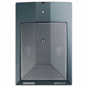 Shure Beta 91A Bass Drum Kick Half-Cardioid Condenser Microphone inc Bag